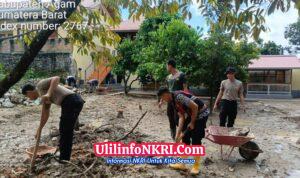 Sinergi TNI–Polri Percepat Pemulihan Sumbar: Bersihkan Pasar hingga Rumah Warga