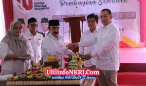 Gelar HUT ke-18, Gerindra Bagi Bibit Pohon Buah ‘Simbol’ Keberlanjutan Perjuangan