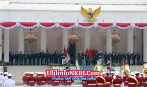 Diiringi Tari Enggang, Prabowo Sambut Hangat Presiden Belarus di Istana Merdeka