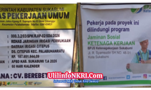 Dinas PU Sukabumi Rehabilitasi Jaringan Irigasi Citepus, Perkuat Ketahanan Pangan Petani Jadi Berkah Mubarokah