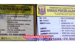 Pembangunan TPT di Cikurutug dan Pelengkap Jalan di Cikakak, Bukti Nyata Sukabumi Mubarokah