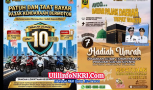 Sukabumi Mubarokah, Asep Japar Hadiah Motor dan Umroh untuk Warga Taat Pajak