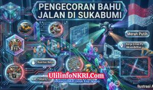 Wujudkan Sukabumi Mubarokah, PU Sukabumi Bangun Bahu Beton Parungkuda-Bojongpari