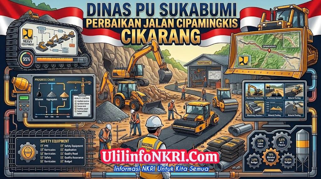 Ami Amelia Turun ke Cidolog Pastikan Kualitas Jalan Cipamingkis Cikarang Optimal