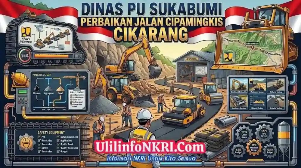 Ami Amelia Turun ke Cidolog Pastikan Kualitas Jalan Cipamingkis Cikarang Optimal
